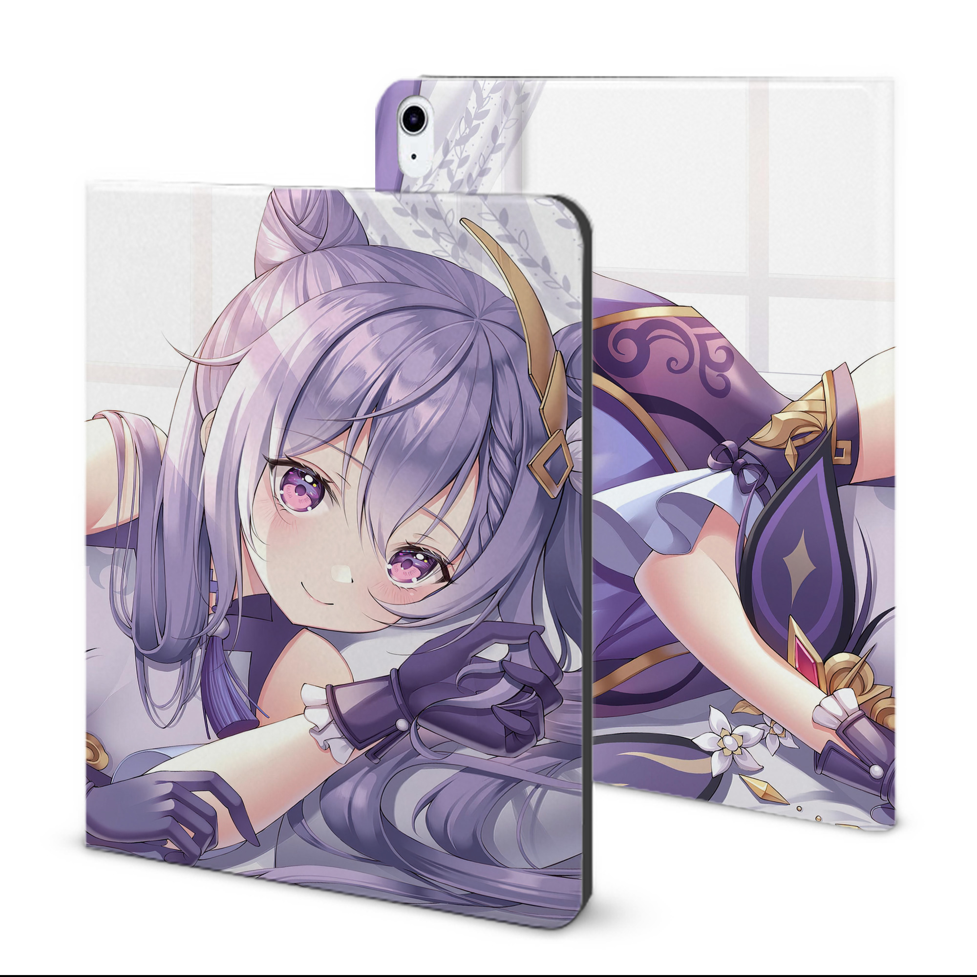 げんし神 genshin IPad ケース ブック型 PUレザー TPU 耐衝撃 軽量 薄型 ペン収納なし 全面保護 IPad 各モデル対応